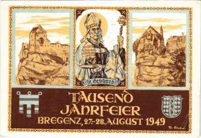 Bregenz, Tausend Jahrfeier 949-1949 St. Gebhard / anniversary festival s: B. Kleber (EB)