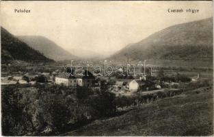 1915 Pelsőc, Pelsőcz, Pelsücz, Plesivec (Gömör); Csetnek völgye. Partos Mór kiadása / Stítnik valley (EK)