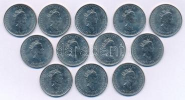 Kanada 1992. 25c Cu-Ni "Kanada fennállásának 125. évfordulója" (12xklf) T:AU,XF
Canada 19...