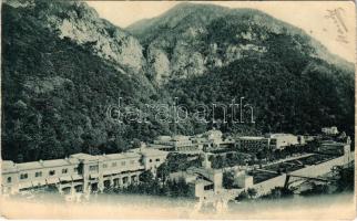 1900 Herkulesfürdő, Baile Herculane; Látkép / general view (EB)