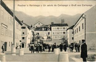 1922 Karlobag, Carlopago; square (wet corner)