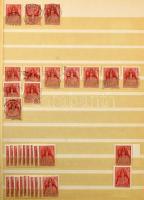 1939-1943 Templom I-III. bélyegek készlete, 16 lapos A/4 berakóban