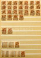 1939-1943 Templom I-III. bélyegek készlete, 16 lapos A/4 berakóban