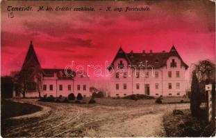 1919 Temesvár, Timisoara; M. kir. Erdőőri szakiskola. Kiadja Gerő Manó / K. ung. Forstschule / forest guard school (EB)