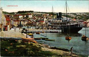 Mali Losinj, Lussinpiccolo; port, steamship (fa)