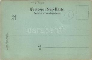 Mali Losinj, Lussinpiccolo; Riva Francesco Ferdinando / quay at night in moonlight. Stengel &amp...