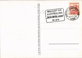 1938 Mander s'ischt Zeit! / NSDAP Nazi propaganda, swastika, Judaica s: F. Köck + "Besuche...