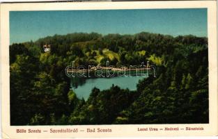 Szovátafürdő, Baile Sovata; Medve tó. Schnitzer Artur kiadása / Lacul Ursu / lake (EK)