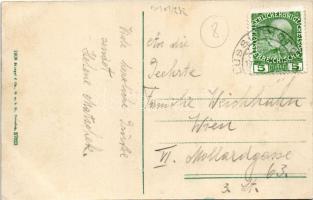 Mali Losinj, Lussinpiccolo; Riva Arciduca Ferdinando / quay, boats, shops. Stengel &amp; Co