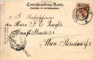 1899 Mali Losinj, Lussinpiccolo; port with ships. P. Johannes K.u.K. Hofphotograph (Meran)