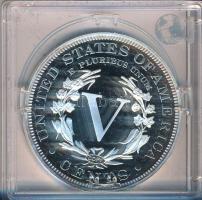 "1913-as "Liberty Head" 5c érmének jelzett utánverete" Ag (20g/0.999/40mm) kapsz...