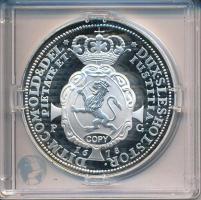 "Skandinávia 1678-as Speciedaler érméjének jelzett utánverete" Ag (20g/0.999/40mm) kapszul...