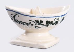 cca 1880-1900 Sóborskínáló Arnotzky János névvel az oldalán, felületi kopással, 10x6 cm