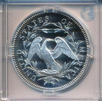 "Amerikai 1794-es 1$ "Szabadság dollár" érmének jelzett utánverete" Ag (20g/0.99...