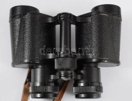 Régi orosz távcső, tokjában, 15x12 cm