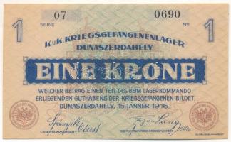 Dunaszerdahely / hadifogolytábor 1916. január 15. 1K "07 0690" T:AU
Hungary / Dunaszerdah...