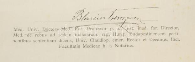 1918 Gyógyszerész diploma, Goldziher Ignác (1850-1921) magyar orientalista, egyetemi tanár, a budape...