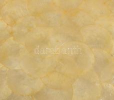 Shell asztalközép kínáló. Csiszolt kagylóhéjakból készített, d: 36 cm