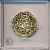 "1621-es lengyel arany 100 dukátos érmének jelzett utánverete" aranyozott Ag (10g/0.999/25...