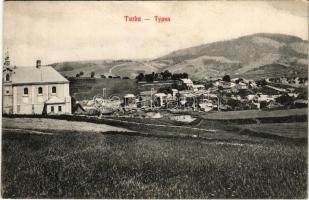 1914 Turka, Turka nad Stryjem; general view. M. Grossmann (creases)