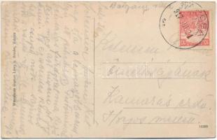 1917 Felsőőr, Oberwart; Gyógyudvar, parkrészlet, teniszpálya. Gustav Löwy kiadása / spa, park, tenni...