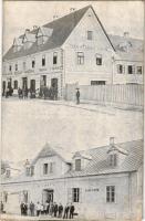 1924 Otocsán, Otocac; Trgovina Rudolf Vancina, Svratiste / shop, inn (EK)