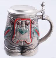 Gerz fenék alakú söröskorsó, jelzett, hibátlan, m: 15,5 cm