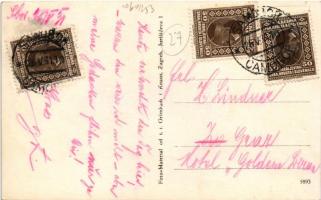 1931 Szamobor, Samobor; general view, churches