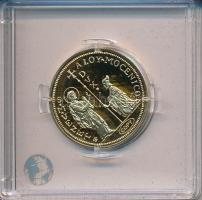 "Velencei arany zecchinó érmének jelzett utánverete" aranyozott Ag (10g/0.999/25mm) kapszu...