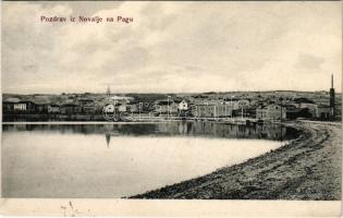 1913 Novalja, Pozdrav iz Novalje na Pagu / general view