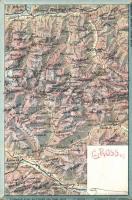 Austrian regional map litho (EB)