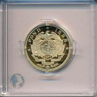 "1899-es "Single 9" érmének jelzett utánverete" aranyozott Ag (10g/0.999/25mm) k...