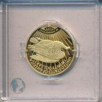 "1933-as Dupla sas érmének jelzett utánverete" aranyozott Ag (10g/0.999/25mm) kapszulában,...