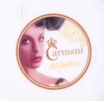 Carmani Art Galery 2 darab szecessziós mintás bögre, jelzett, hibátlan, m: 10 cm