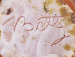 Tófej padlóváza, pattogzással, m: 51 cm