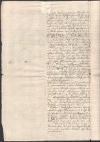 1822 Kapnik hivatalos levél az udvari kamarának későbbi, 1860-as okmánybélyegekkel