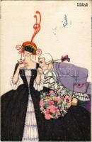 1918 Mode. B.K.W.I. 620-6. s: Mela Koehler (EK)