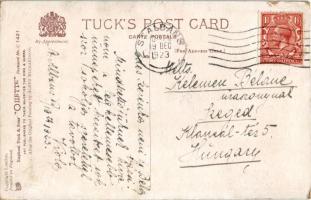 1923 A Happy Christmas. Raphael Tuck &amp; Sons 'Oilette' Series Postcard No. C 1421. ...