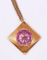 Chaika ékszeróra, lánccal, 2x2 cm