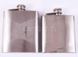 2 darab fém laposüveg, h: 13 cm alatt