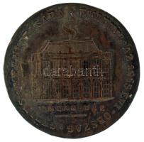 1867. "Érem I. Ferenc József budai koronázására" ezüstözött bronz emlékérem "A BUDA P...
