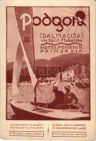 Podgora, spa, beach, sailboat. Tourism advertisement (EK)