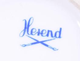 Herendi 3 darab csészealj d:14 cm, 2 darab csésze + sérült csésze, klf jelzéssel