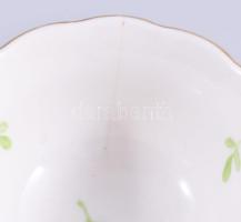 Herendi 3 darab csészealj d:14 cm, 2 darab csésze + sérült csésze, klf jelzéssel