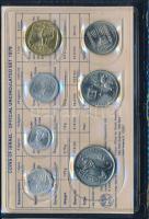 Izrael 1979. 1a-5L (7xklf) forgalmi sor műbőr tokban T:UNC
Israel 1979. 1 Agora - 5 Lirot (7xdiff) ...