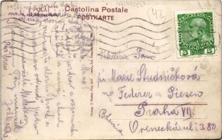 1913 Pola, Pula; K.u.K. Marine-Spital, K.u.K. Kriegsmarine / Osztrák-magyar haditengerészet kórháza ...
