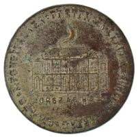 1865. "Az 1865. évi Országgyűlés megnyitása" ezüstözött bronz emlékérem "ÉLJEN A HAZA...