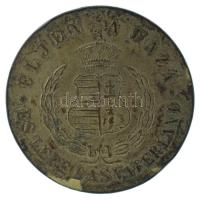 1865. "Az 1865. évi Országgyűlés megnyitása" ezüstözött bronz emlékérem "ÉLJEN A HAZA...