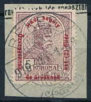 1915 Hadisegély 5K szép "BÉKÉS" bélyegzéssel (7.000)