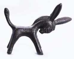 Szamár. Vas, jelzés nélkül, 13x9 cm